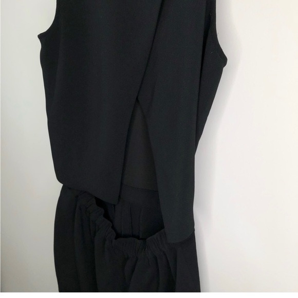 Club Monaco Black Lyndsay Open Back Romper Size 0 - Picture 4 of 4